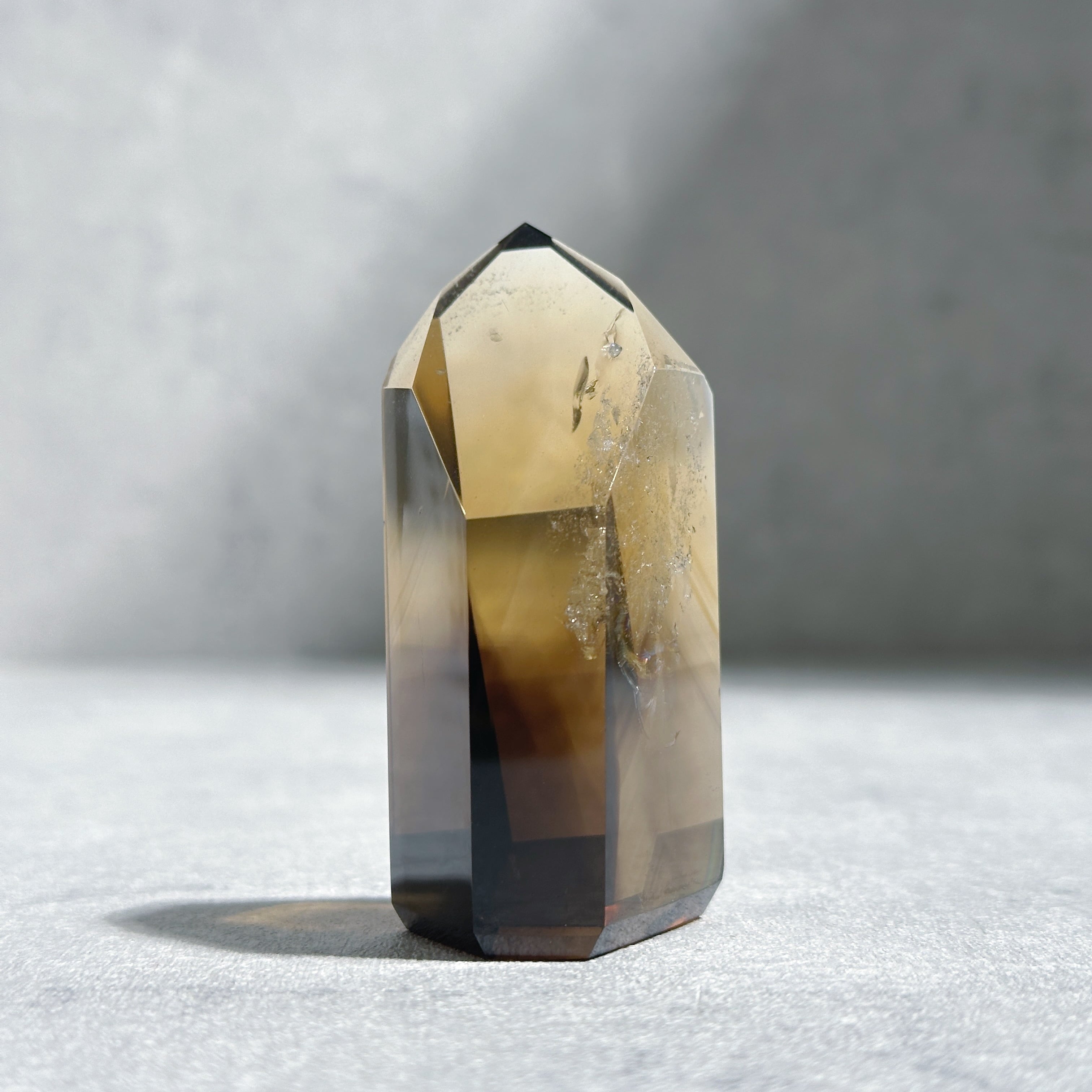 高品質+]ネパール/ガウリシャンカール産ヒマラヤ水晶原石/スモーキー