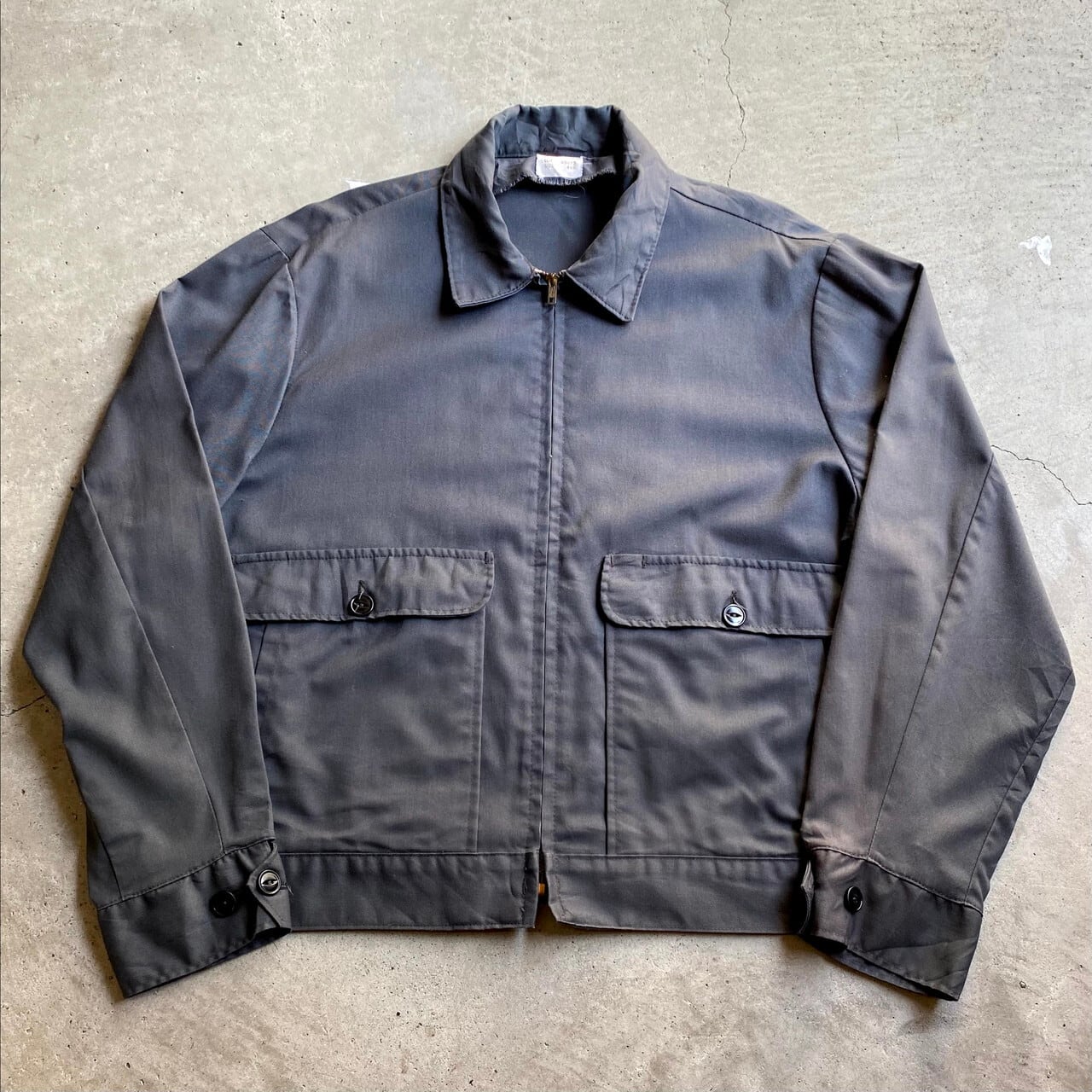60年代 Sears シアーズ ワークジャケット メンズXL相当 古着 グレー 