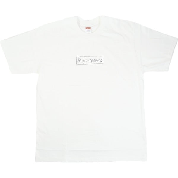 Size【L】 SUPREME シュプリーム 21SS KAWS Chalk Logo Tee White T ...