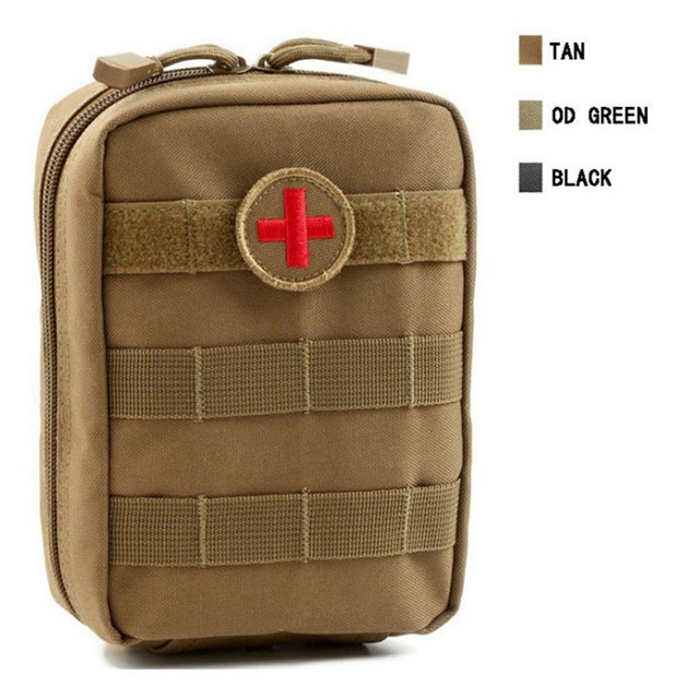 空のバッグ用緊急キット戦術医療応急処置キット軍事ウエストパック屋外キャンプ旅行戦術molleポーチミニ