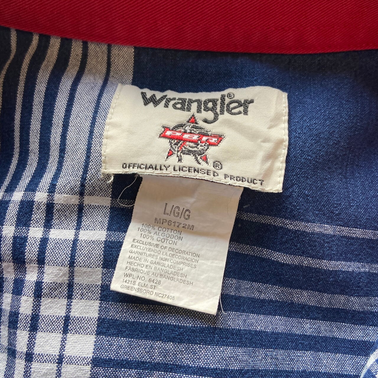 Wrangler ラングラー PBR 企業ロゴ ロデオ 刺繍 切替プリント Wrangler ラングラー PBR 企業ロゴ ロデオ 刺繍 切替プリント