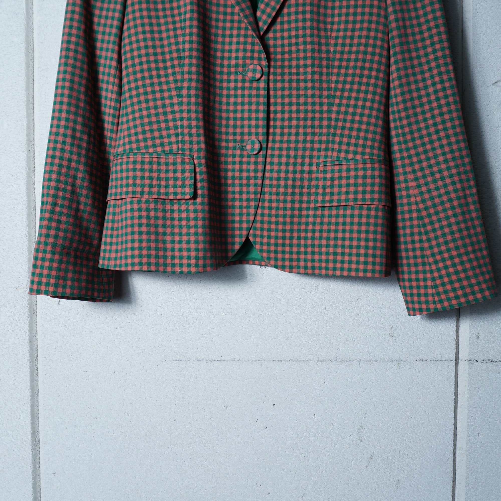 PRADA 00s 3Bテーラードジャケット チェック 2026年最新】PRADA メンズ