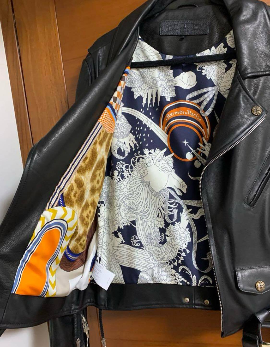 CHROME HEARTS クロムハーツ × HERMES エルメス jj dean ジャケット