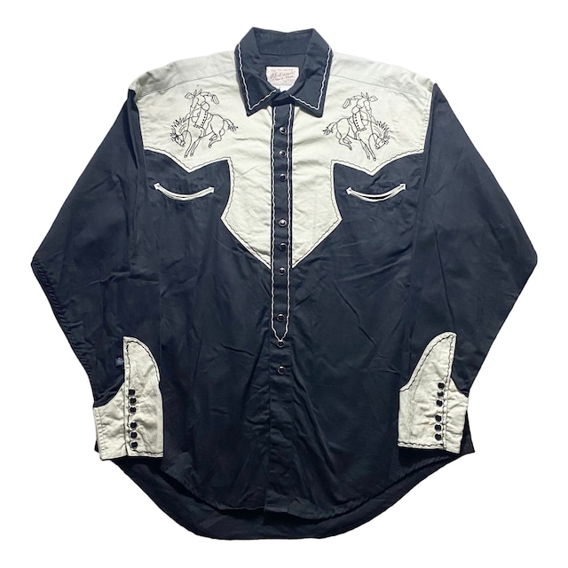 ROCKMOUNT embroidery western shirt