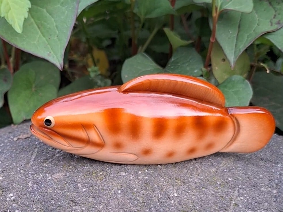 西岡工房　木工品　魚　置物　インテリア 工房西岡 woodcraft animals