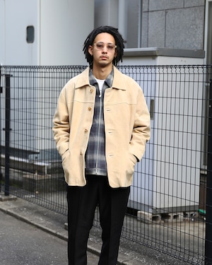 GOAT LEATHER CAR COAT <EXCLUSIVE>