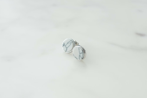 MARBLE STUD EARRINGS