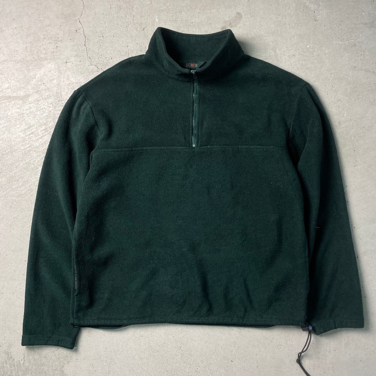 90年代 USA製 J.CREW ジェイクルー ハーフジップ フリースジャケット 
