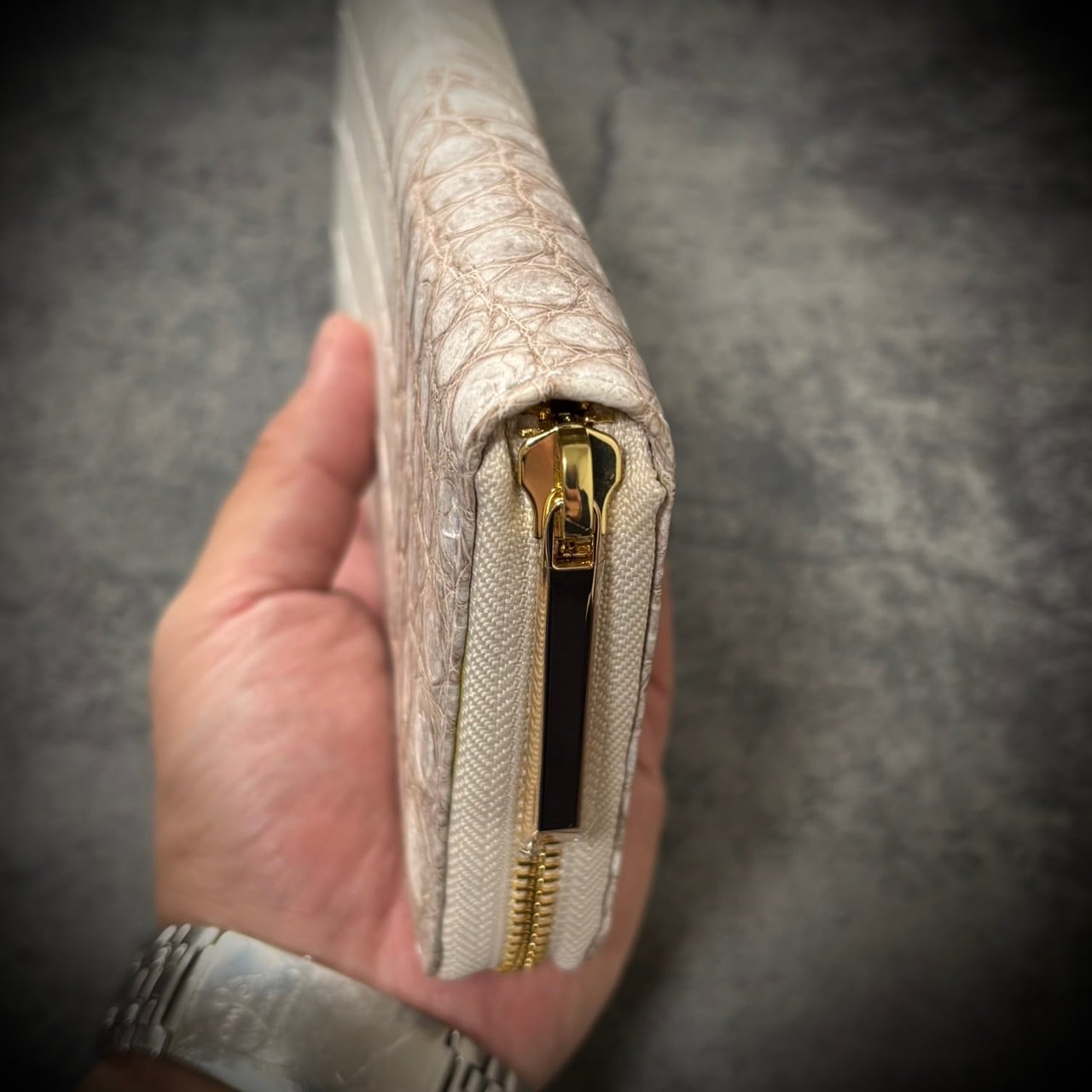 チョザク財布ヒマラヤクロコ一枚革 チョザク財布ヒマラヤクロコ一枚革 メンズ／レディース ヒマラヤ