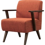 チェア RTO-741BR RTO-741GR RTO-741NA モティ チェアー シングルソファ 椅子 イス インテリア リビング ダイニング 食卓 パーソナルチェア 木製フレーム ファブリック張地 1人用 ブラウン グリーン ナチュラル