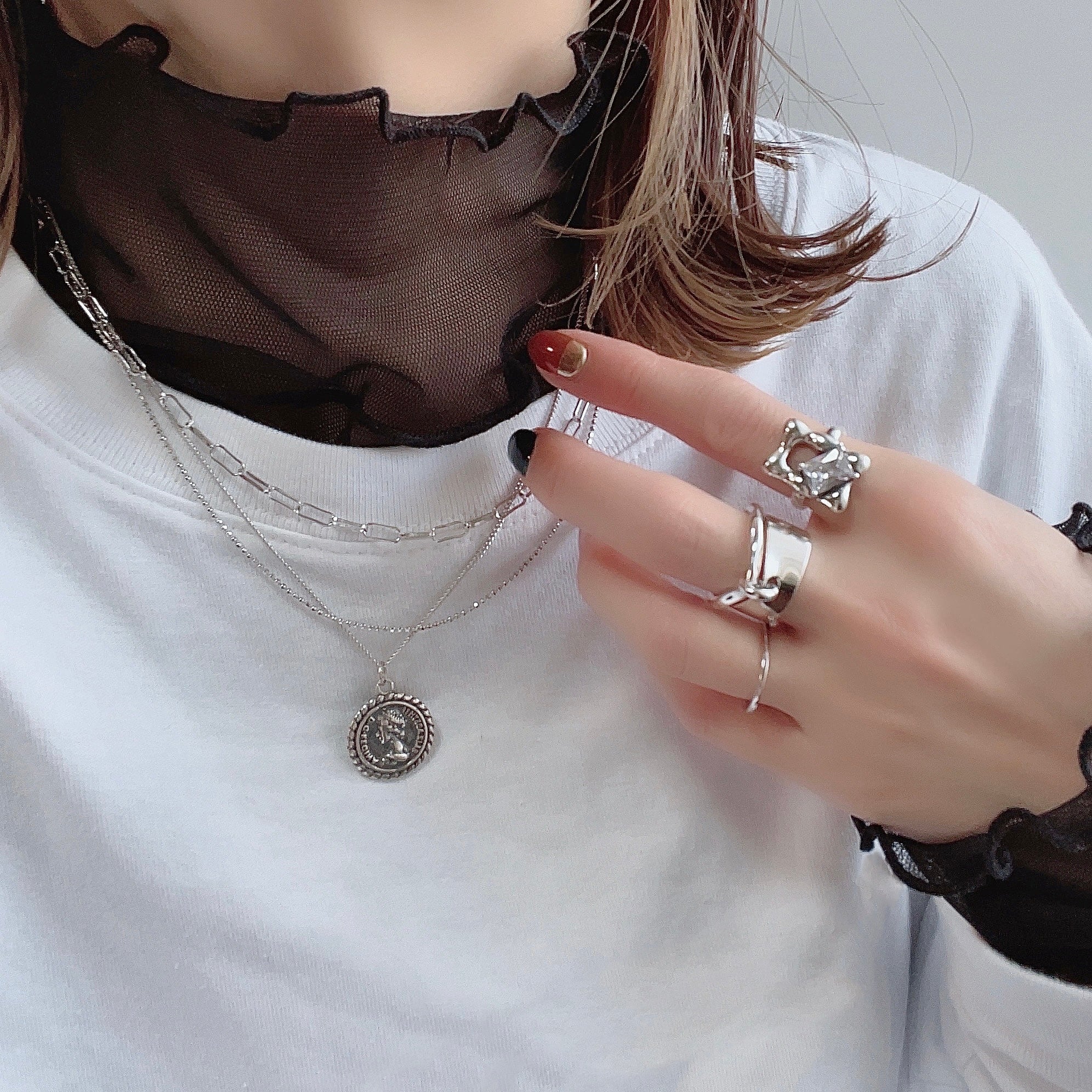 2連チェーンネックレス S925 | Lune (リュンヌ)
