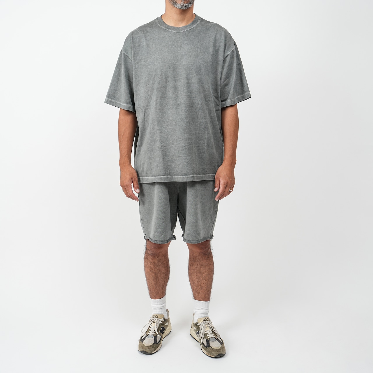 Pigment Dyed Relax Fit T-shirts (gray) | OVY