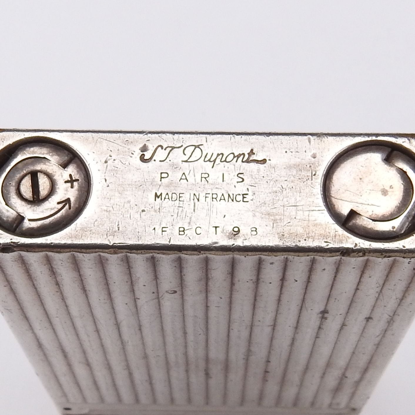 S.T Dupont 快音 エス テー デュポン ライン2 ガスライター シルバー