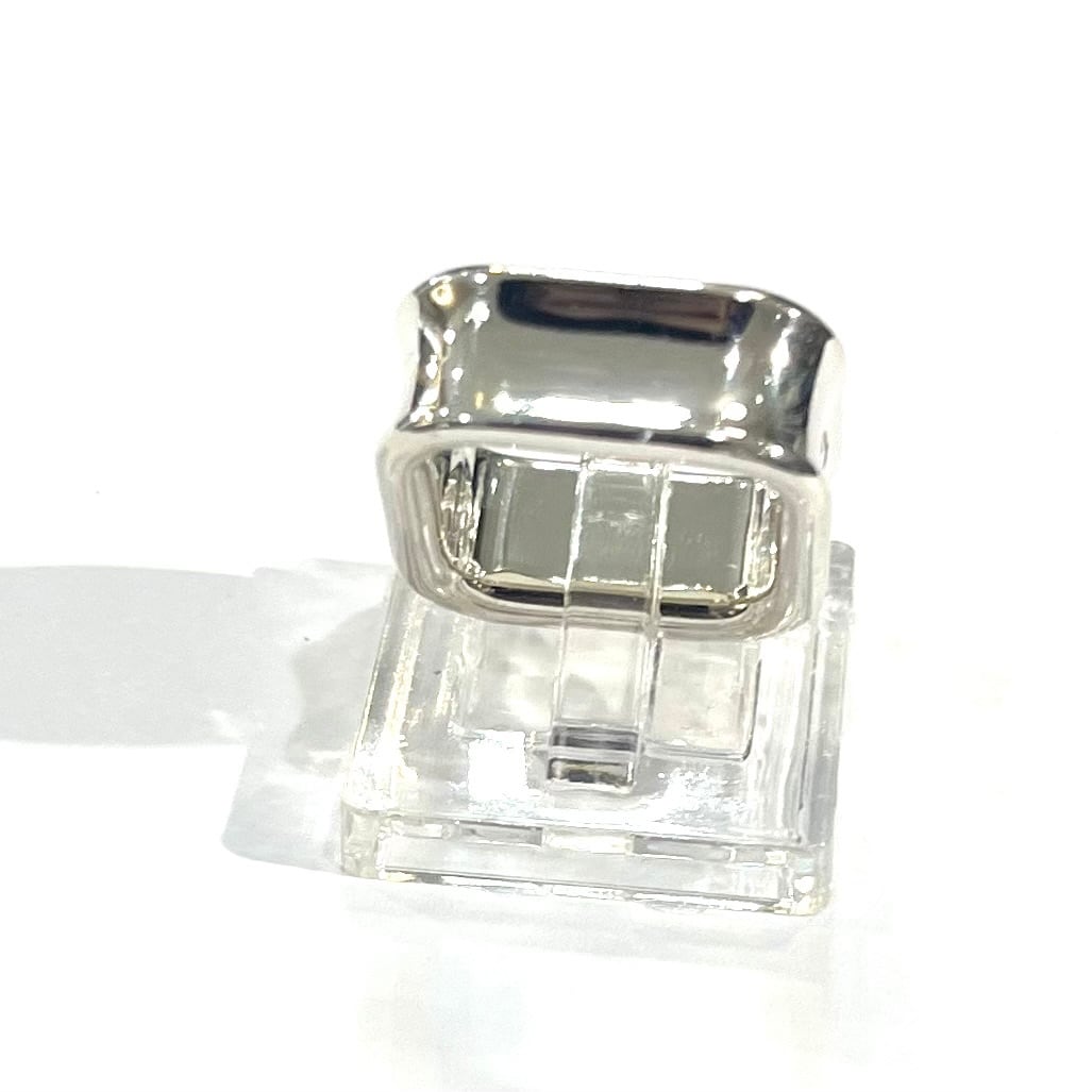 TIFFANY&CO.】【7-8号】2660 T&CO 1837 スクエアリング／シルバー925