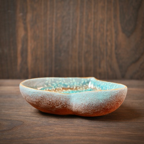 みずたまりハート小皿 no.10 月夜猫
