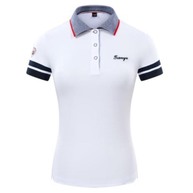 レディース ゴルフウェア スポーツウェア シャツ ガールズ ゴルフ スポーツ 春夏 ポロシャツ 半袖 通気性 速乾性 Tシャツ ポロシャツ カジュアル