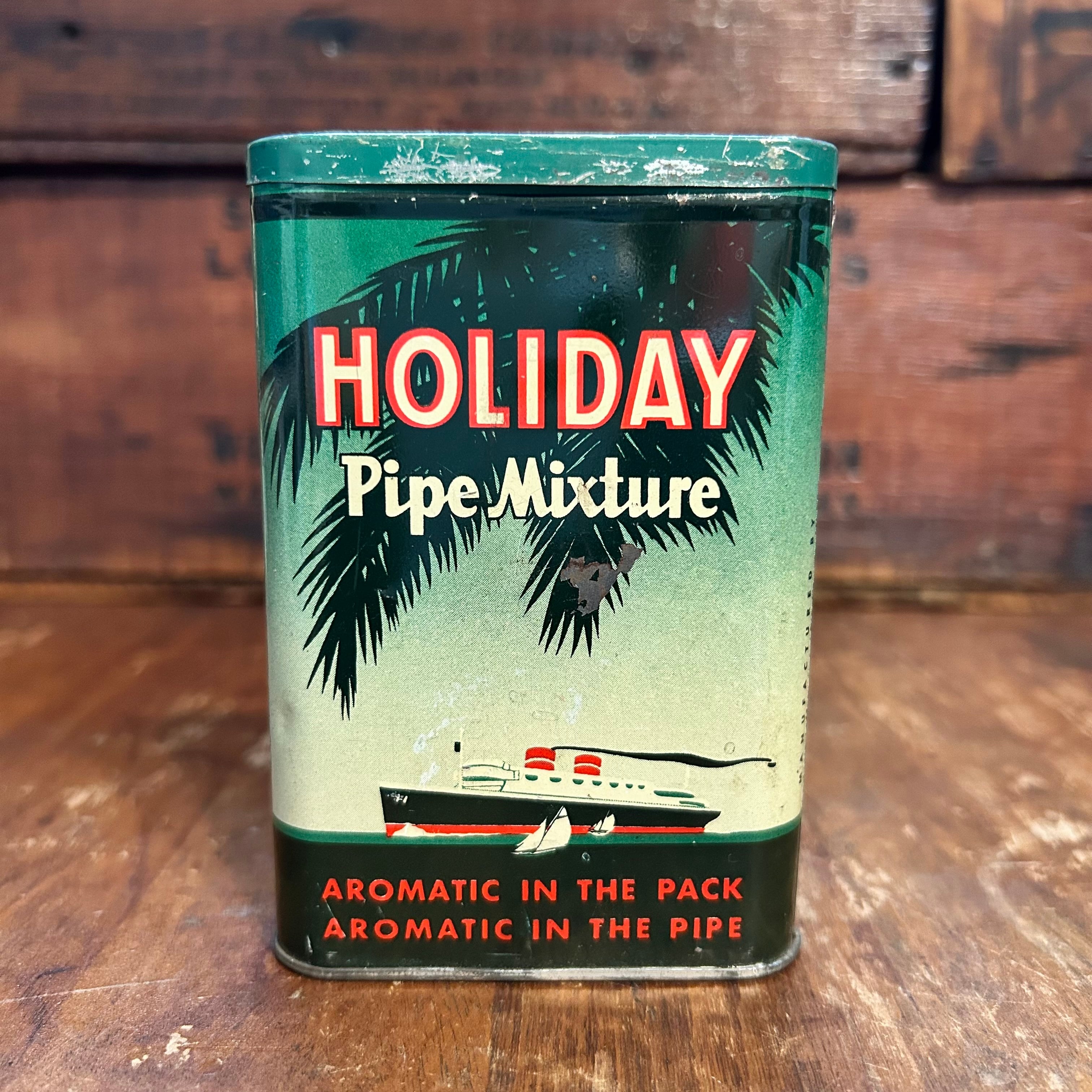 1940s ホリデー パイプミクスチャー ヴィンテージ タバコ缶 HOLIDAY