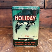 1940s ホリデー パイプミクスチャー ヴィンテージ タバコ缶 HOLIDAY PIPE MIXTURE Vintage Tobacco Tin T-761