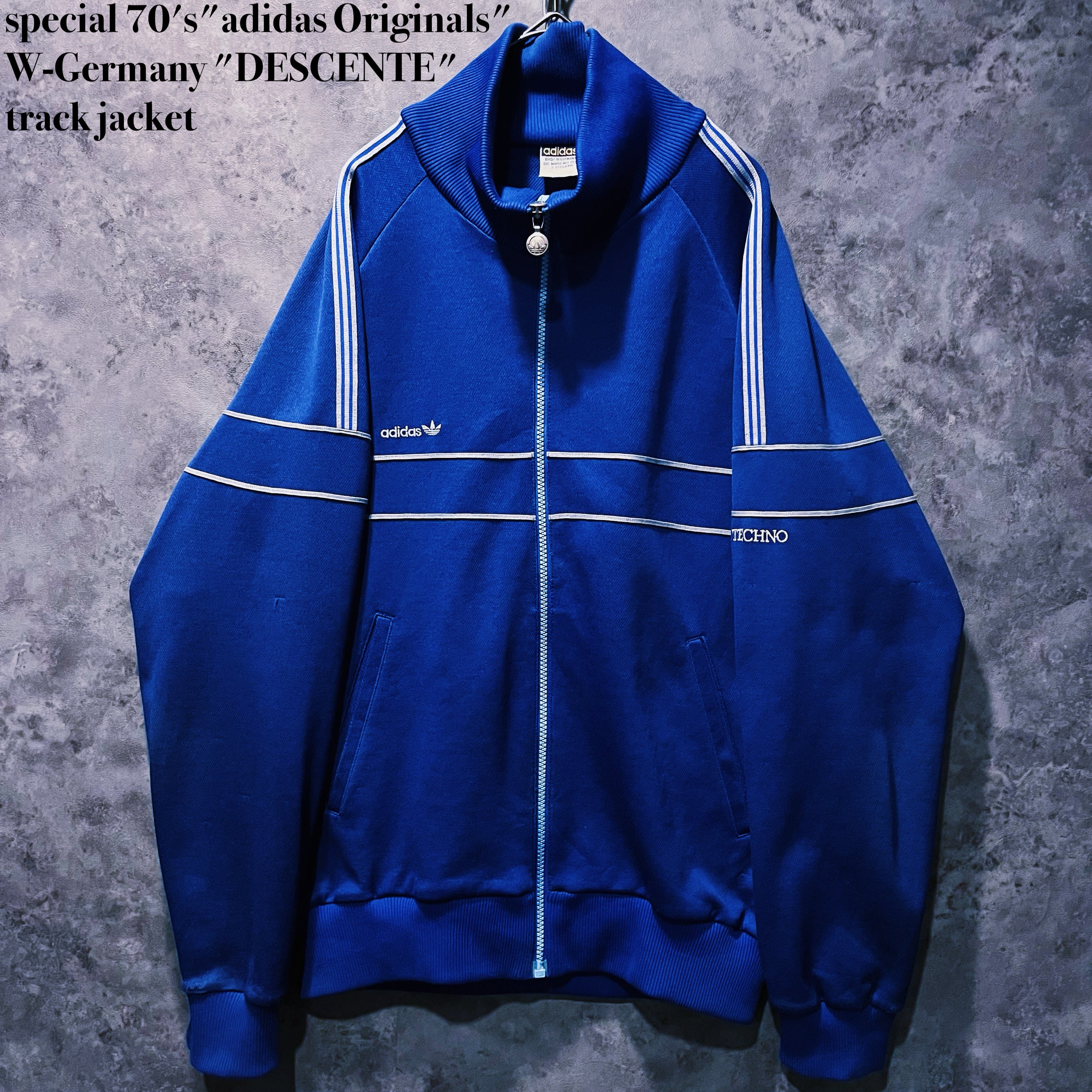 【doppio】special 70's"adidas Originals"W-Germany "DESCENTE" track jacket