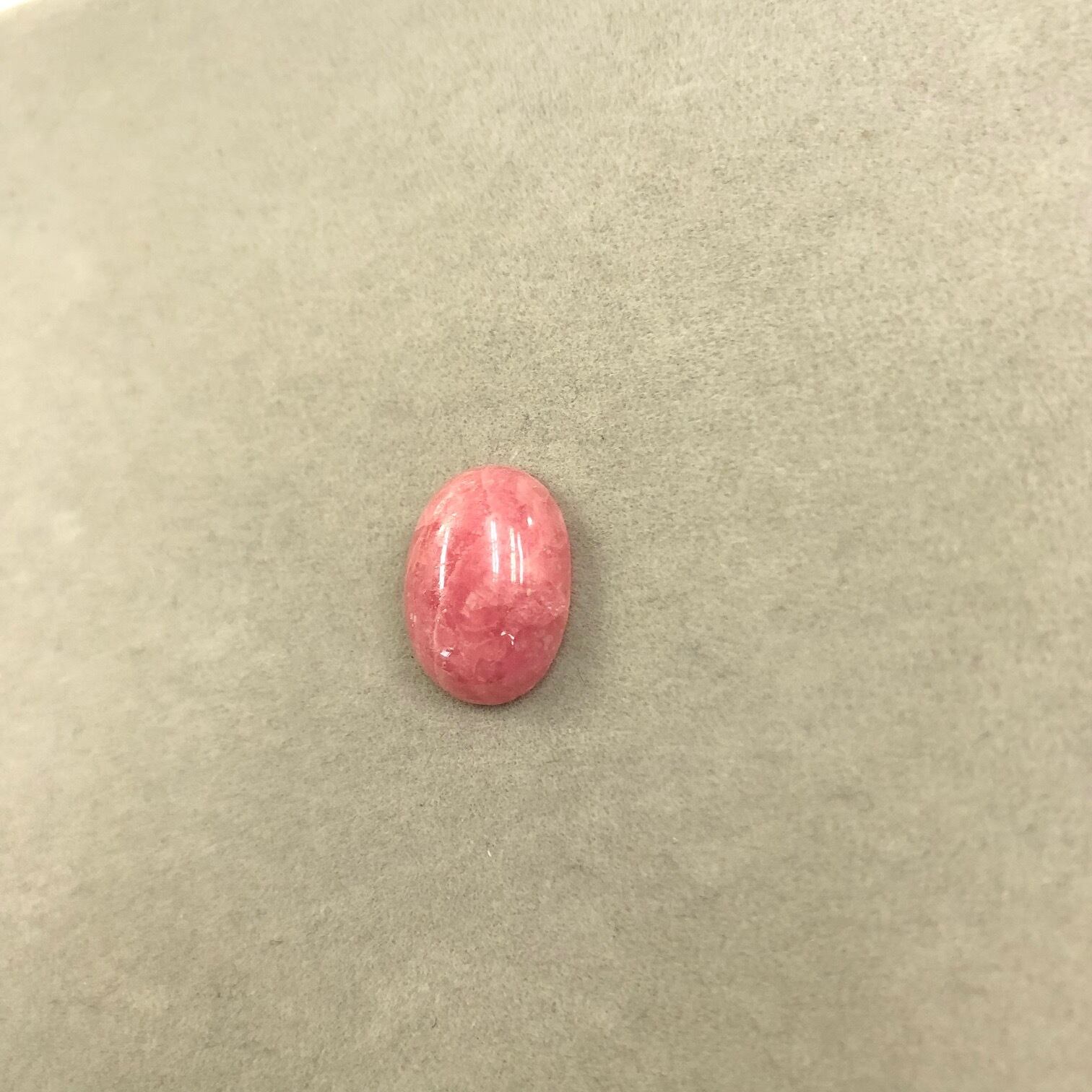 インカローズ ロードクロサイト オーバル ルース 7月誕生石 原石 天然石 パワーストーン S0104