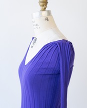 〈CÉLINE by phoebe philo〉Ribbed knit top