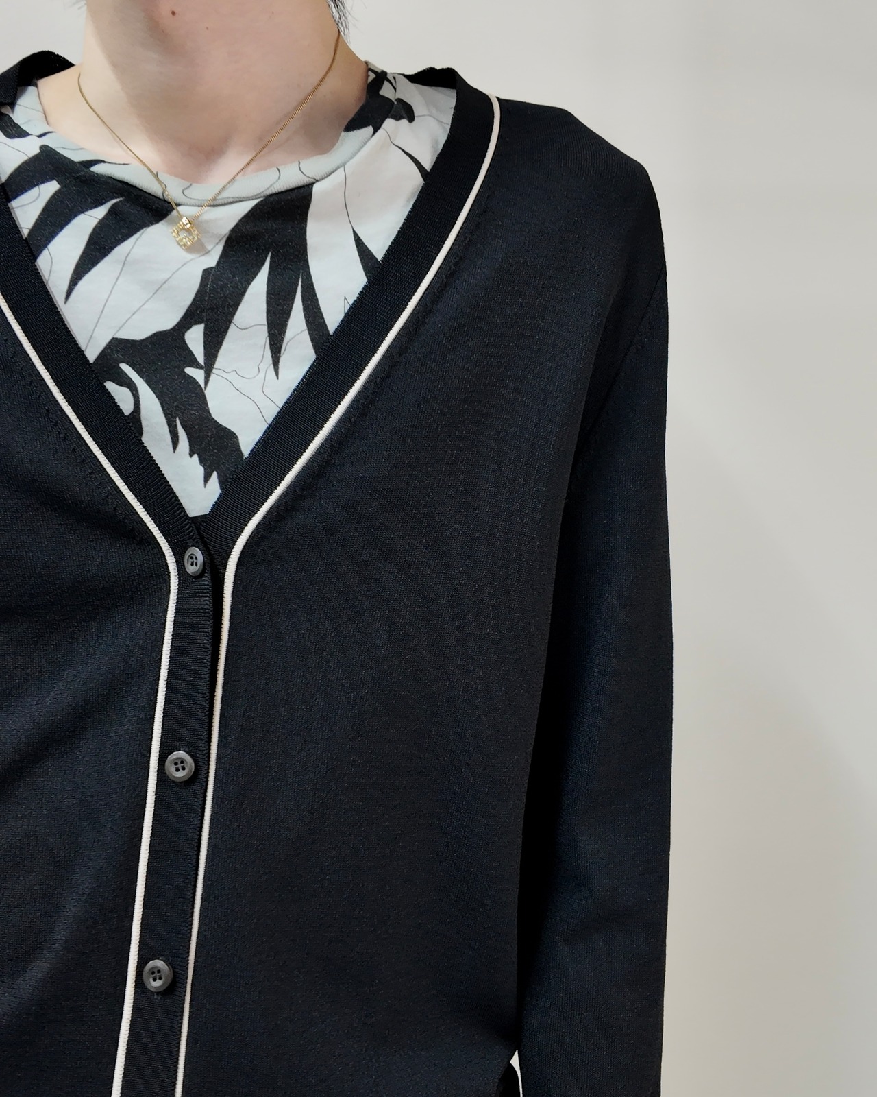 【2014/SS PRADA】piping long cardigan