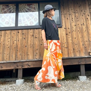 シルク巻きスカート5025