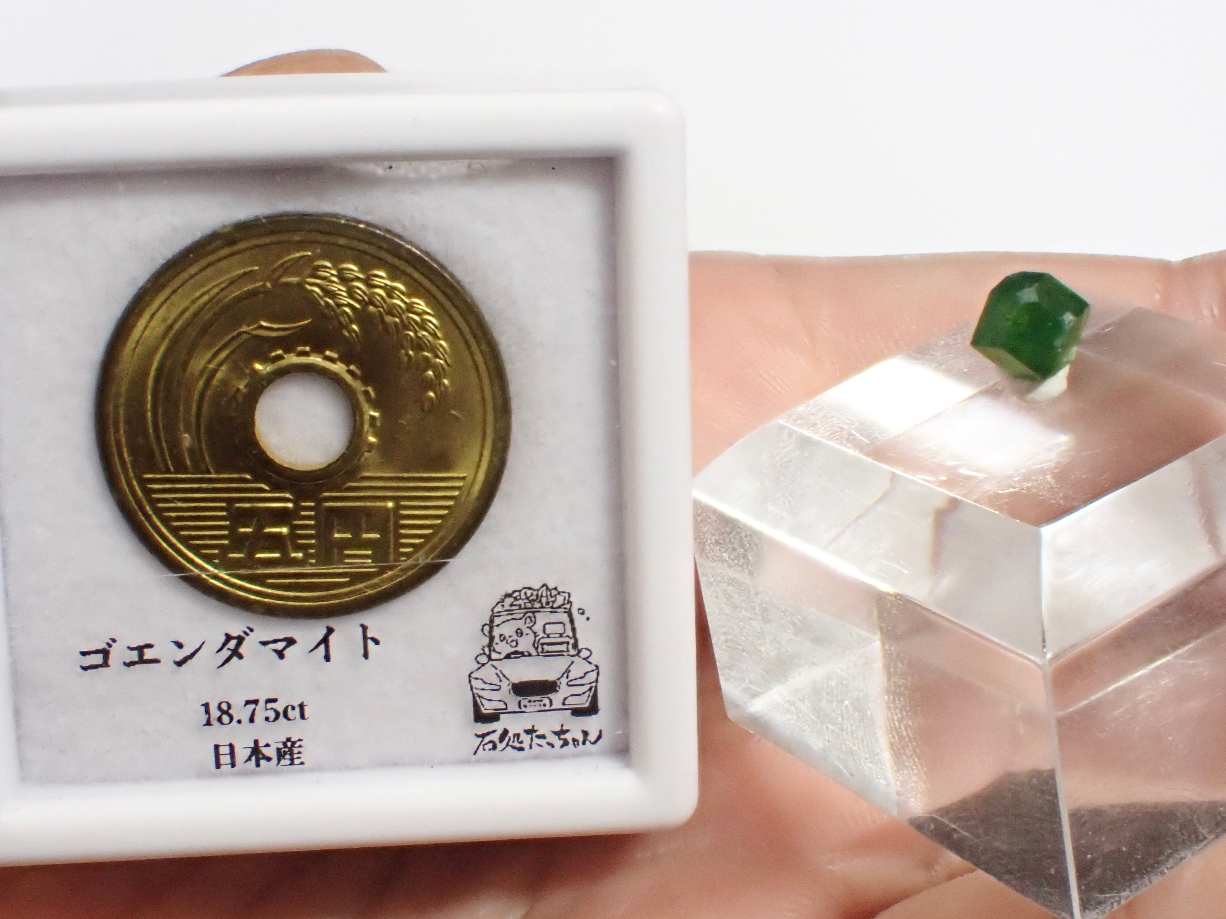 宝石質】デマントイドガーネット 柘榴石 原石 標本 鉱物 No.320 | 石処