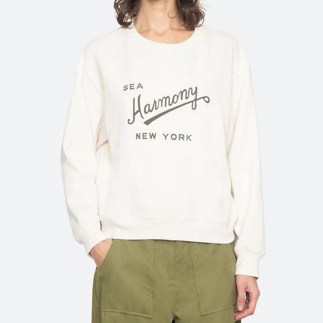 SEA NY　CLAIRA SWEATSHIRT　WHITE