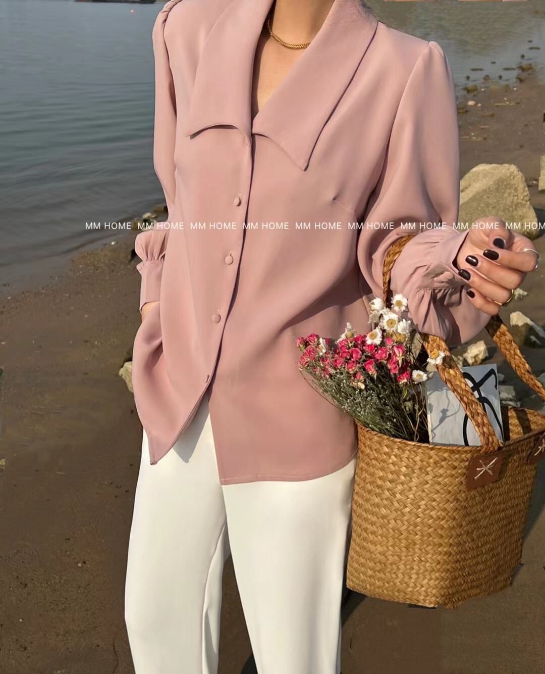 チェルシーカラーブラウス　AJ42441-906