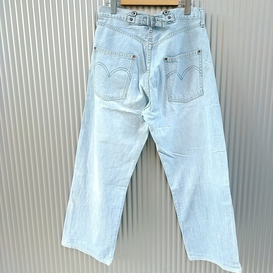 レア/90s/1996年製】リーバイスLevis 820-13/ビンテージ/ヴィンテージ/古着/シンチバック/サスペンダーボタン/USED  LOOK/スプラッシュペイント/ペンキ加工/ジッパーフライ/ワイドストレート/デニムパンツ/ジーンズ/W32/P07160001/  古着屋RAINBOWFIELD Since 2006