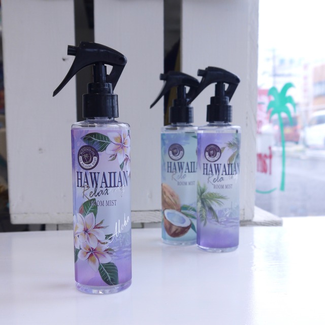 ★ハワイアン雑貨★リラクシングルームミスト／ハワイアンルームスプレー／ディフューザー／精油配合＜カームプルメリア＞