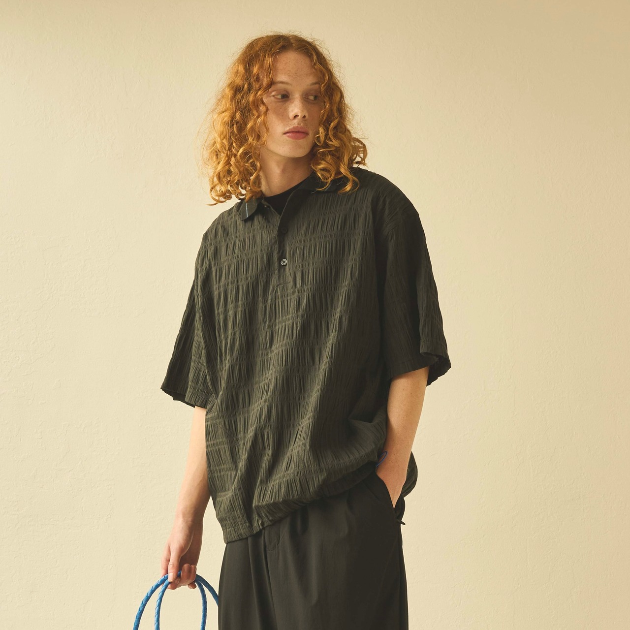 kelen  KNIT COLLAR CHECK POLO "JAFAR"