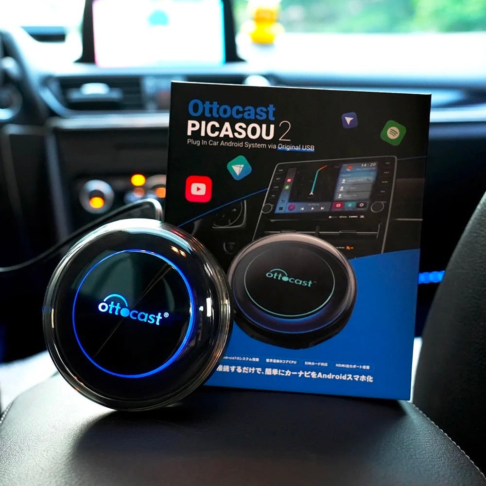 Ottocast オットキャスト CarPlay AI Box アダプター Picasou 2