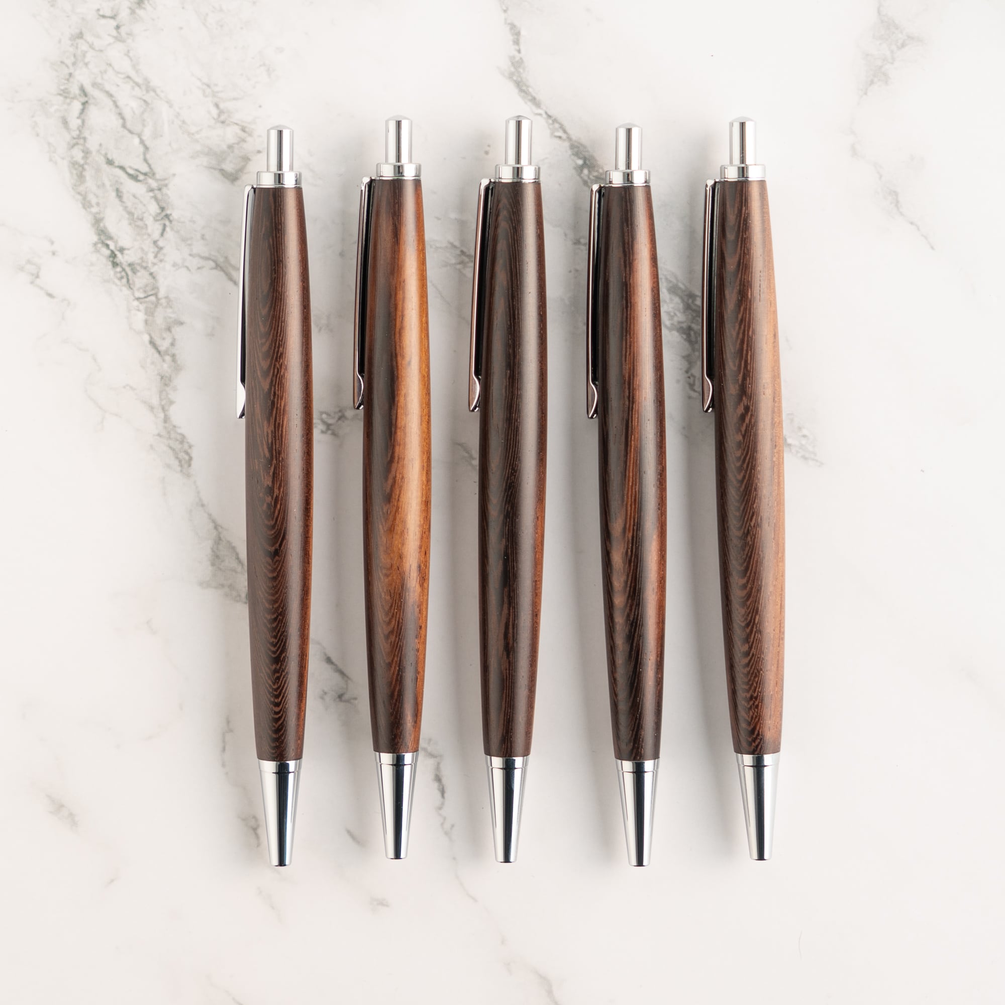 木軸ボールペン】鉄刀木（たがやさん）/ノック式ボールペン/Penman003