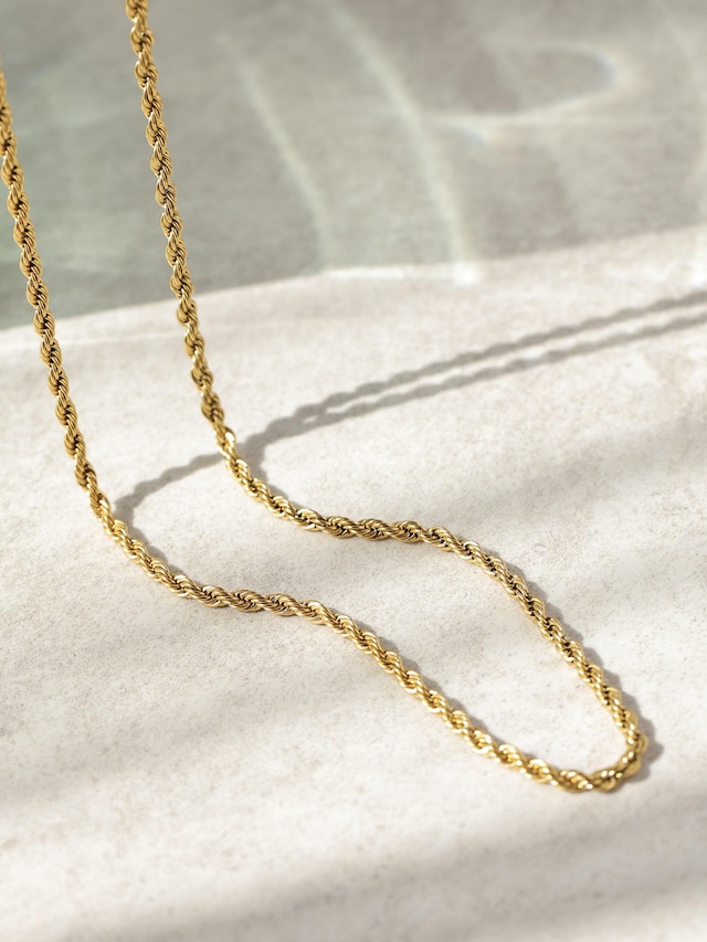 316L rope chain necklace ( 3㎜ )   #n14