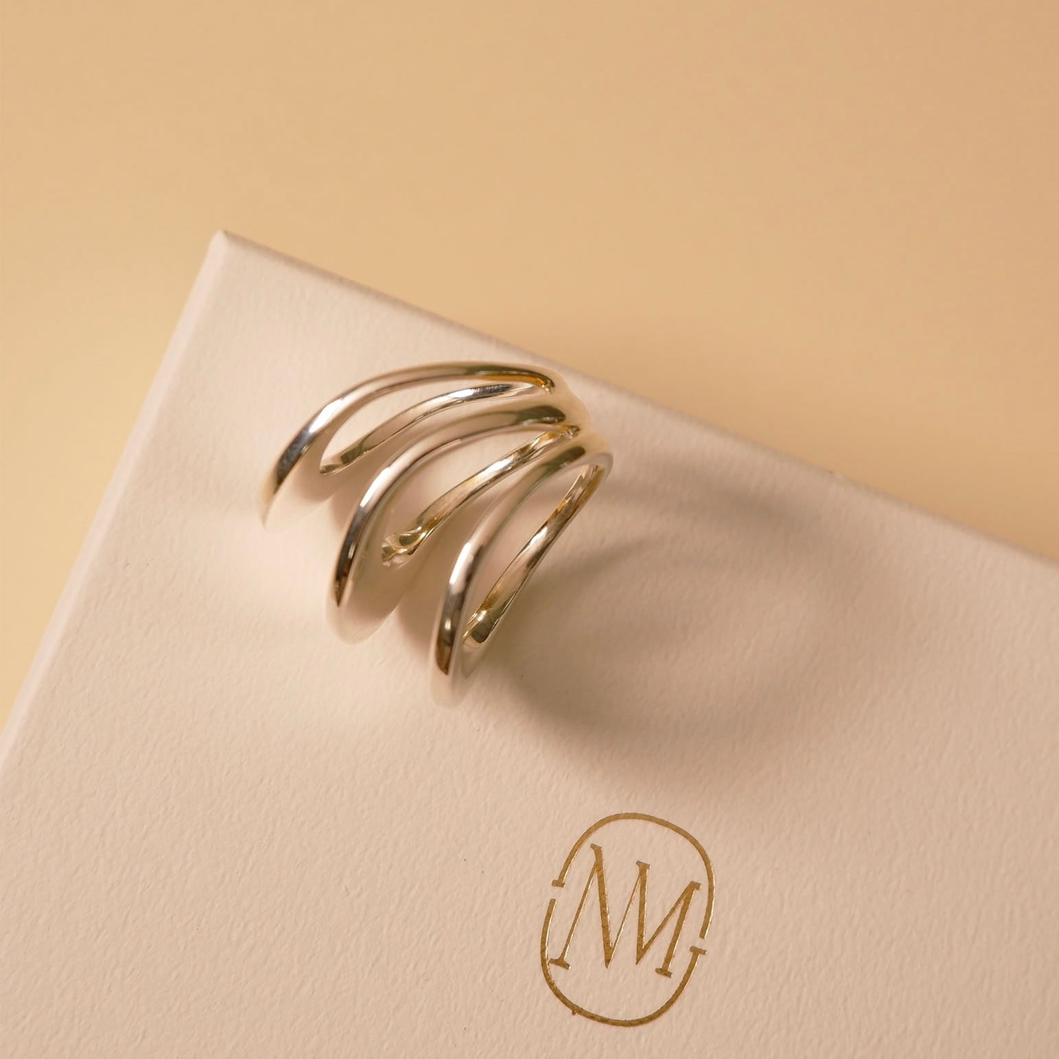 silver fork ring(CAAC-R056) | NOMG powered by BASE