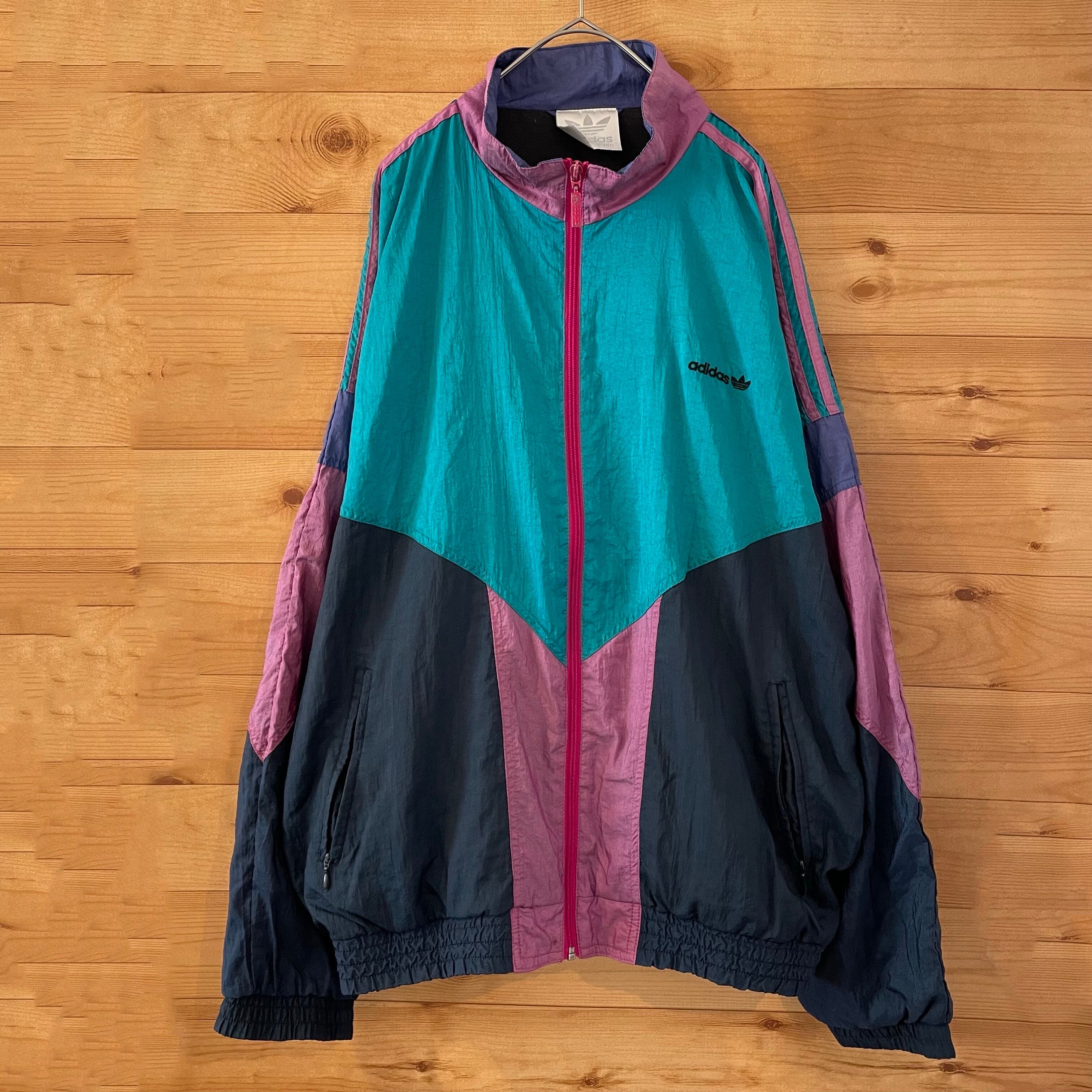 35％OFF】 アディダス 刺繍ロゴ 万国旗タグ ナイロンジャケット tdh