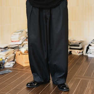 BackBoneSeven Urban Loose Curve Slacks – Black（アーバン ルーズ カーブ スラックス）