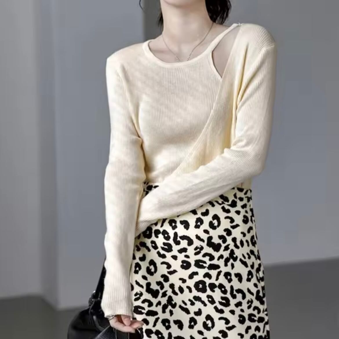layered style rib tops