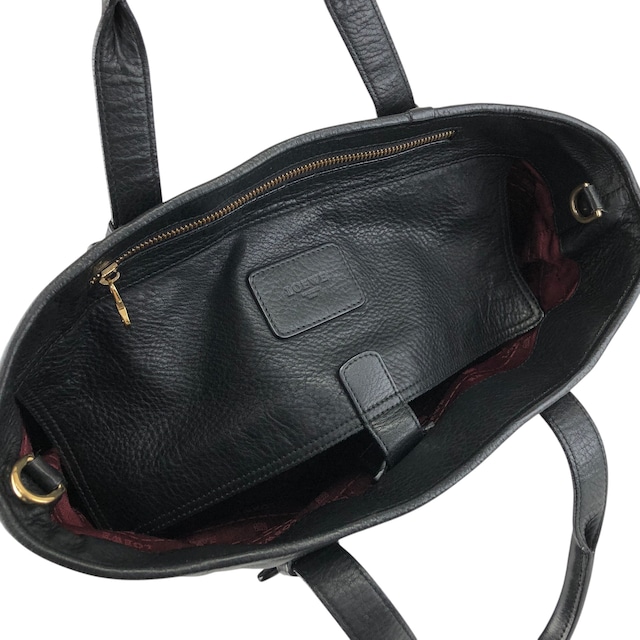 LOEWE ロエベ ハンドバッグ ブラック レザー 2way vintage ヴィンテージ オールド m3sbja