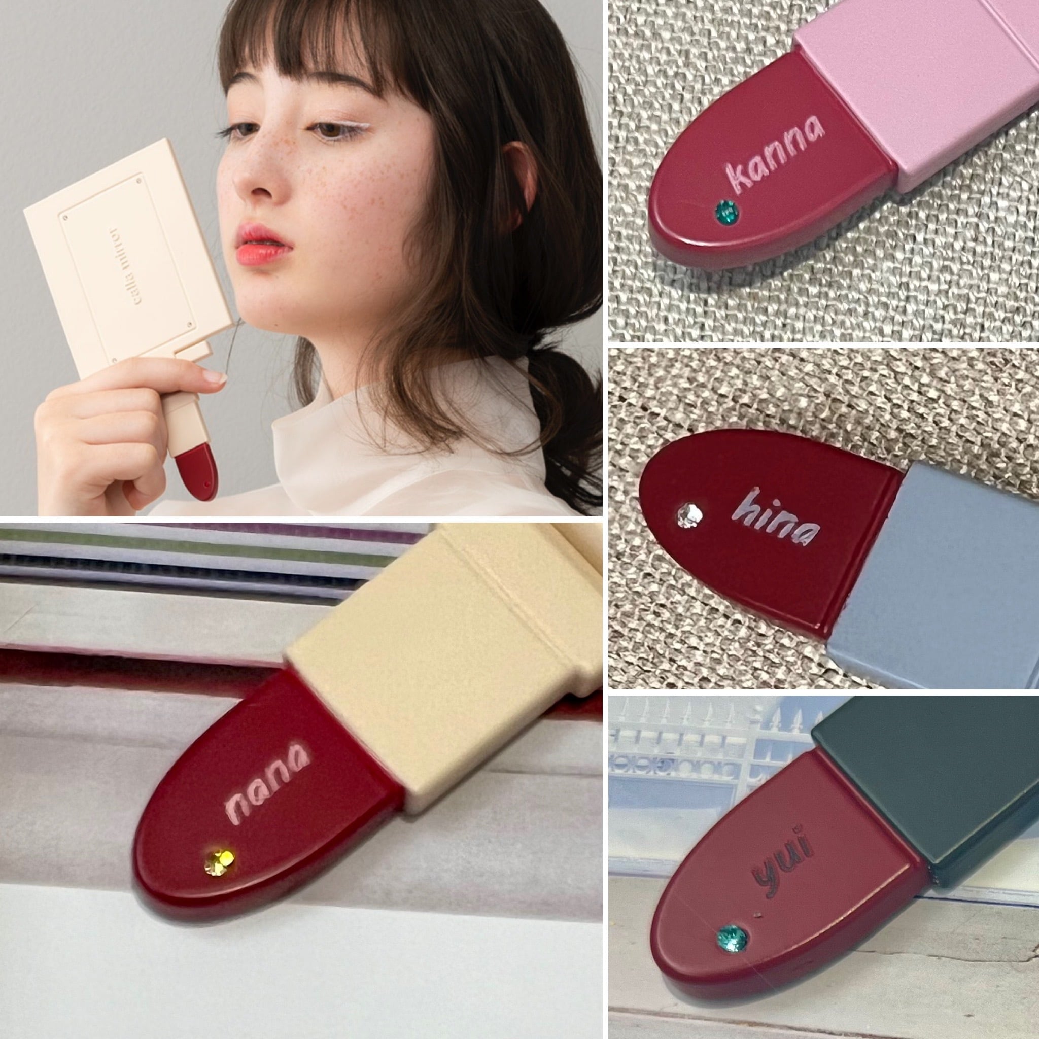 Lip M 誕生石1粒カスタム / lw | CALLA MIRROR