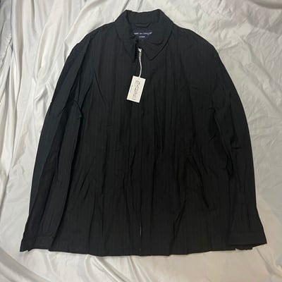 COMME des GARCONS HOMME コムデギャルソンオム 21AW シワ加工　ストライプジャケット　HH-J005 S  ブラック【表参道t03】 | ブランド古着Brooch powered by BASE