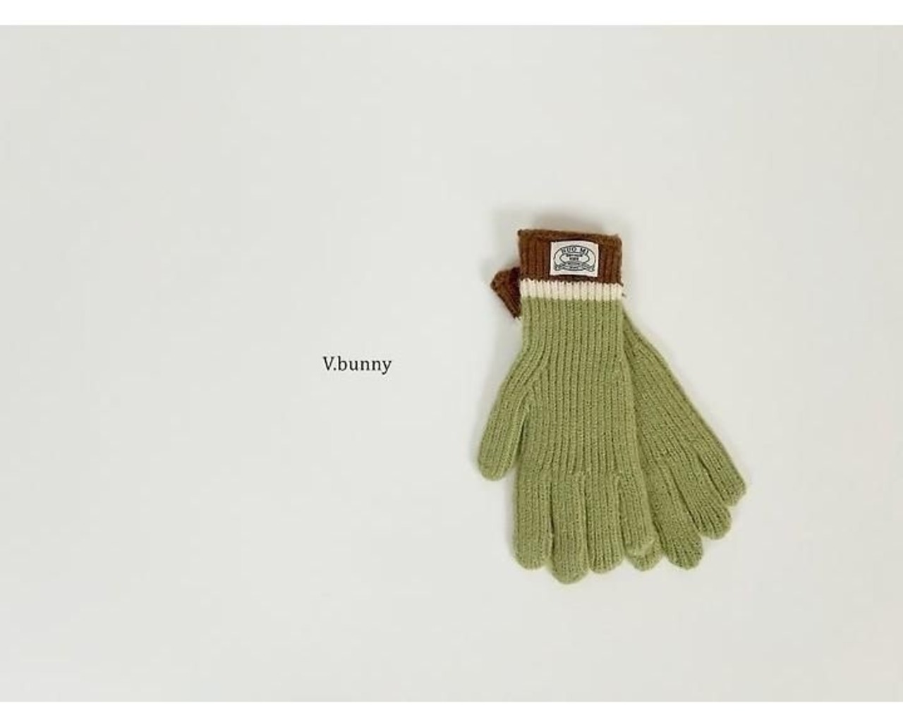 韓国子供服 / 26winter / VANILLA BUNNY / ブロック手袋 / キッズ / 冬服 *FREE*