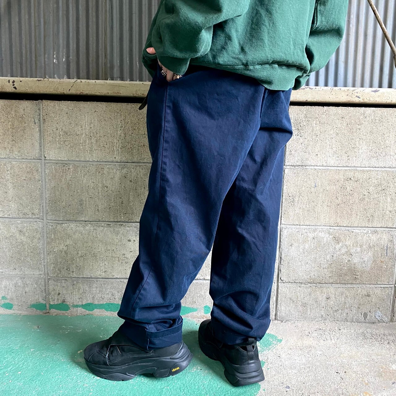 ★ 90s USA製 Dockers 2タック ワークパンツ w36 210