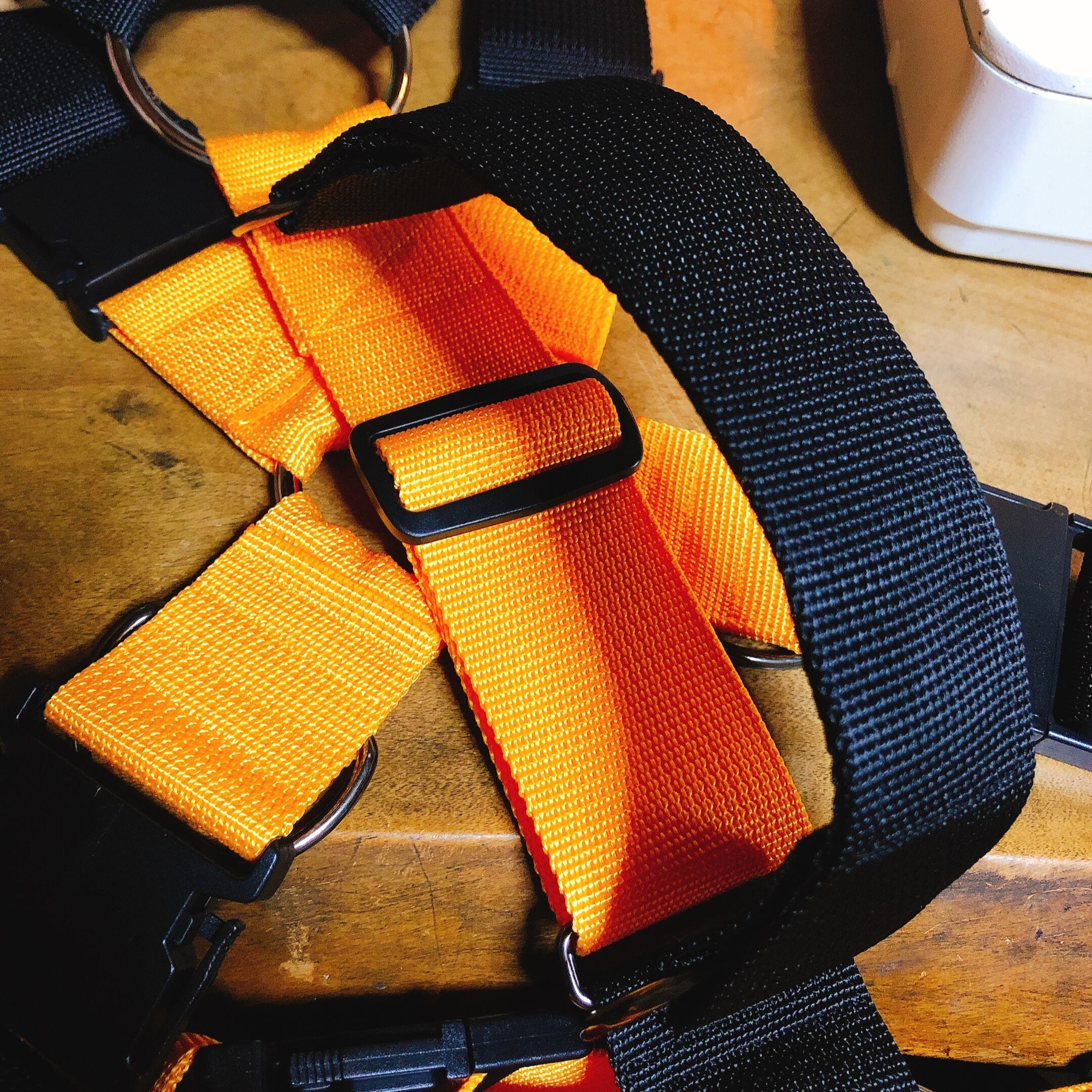 フルハーネス X型 ブラックオレンジ