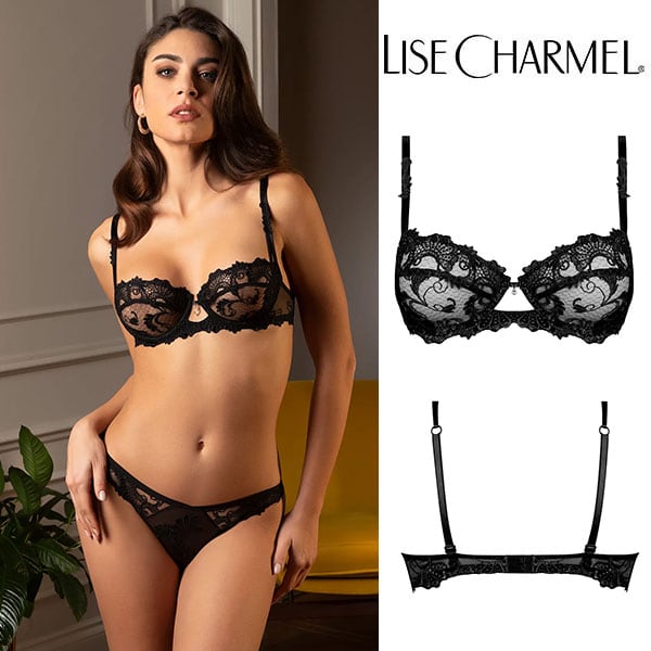 パッドなし3/4ブラ(Bカップ,Cカップ) | LISE CHARMEL JAPAN