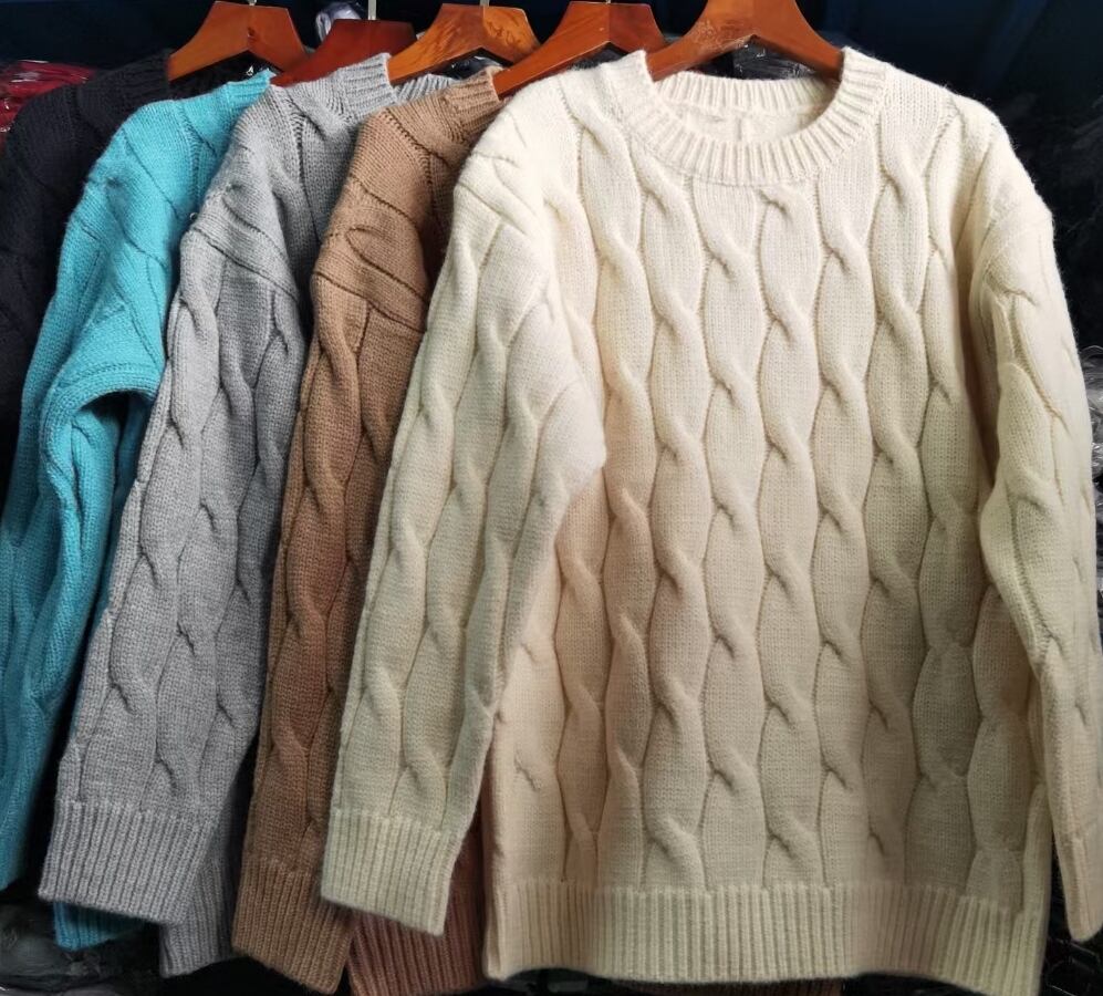 クルーネックニットトップス　AJ1079-8030