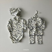 韓国子供服 / 26Autumn / 〖取寄〗Brodyjane / フラワーセットアップ / ベビー服 / 赤ちゃん服 / 上下セットアップ *S/M*