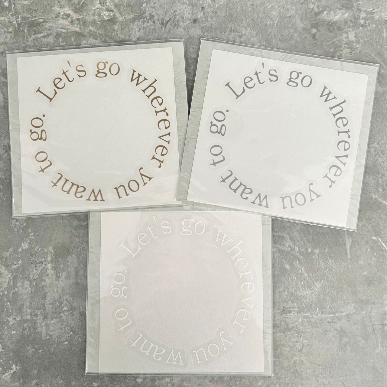 Let's go wherever you want to go. / 給油口 ①